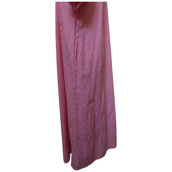 Livro Gibbons Short Sleeve Collared Button Down Midi Dress Harbour Stripes Sz L - Picture 5 of 12